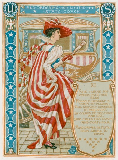 And ordering her United State Coach by Walter Crane